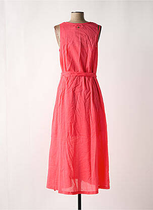 Robe longue sans manche sans manche rouge ÉTYMOLOGIE femme