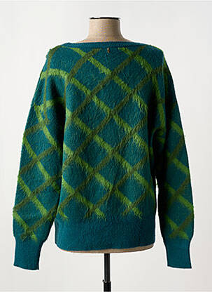Pull stretch manches longues vert KOCCA femme