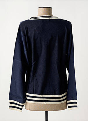 Blouse manches longues manches longues bleu ESTHEME femme