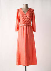 Robe longue orange DIVA & DESS pour femme seconde vue