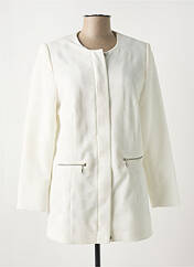 Veste chic blanc CHRISTINE LAURE pour femme seconde vue