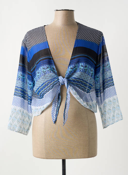 Boléro bleu CHRISTINE LAURE pour femme