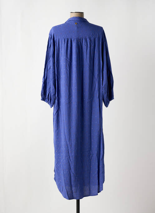 Robe mi-longue bleu LOLA ESPELETA pour femme