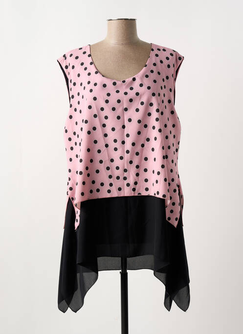 Tunique sans manche rose SPG WOMAN pour femme