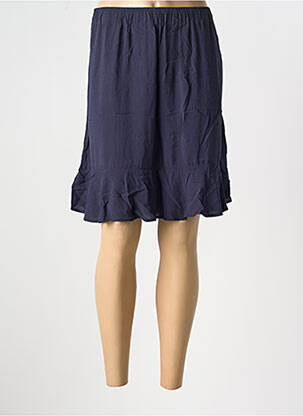Jupe mi-longue taille normale bleu ÉTYMOLOGIE femme