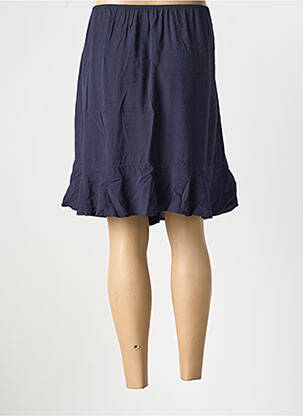 Jupe mi-longue taille normale bleu ÉTYMOLOGIE femme