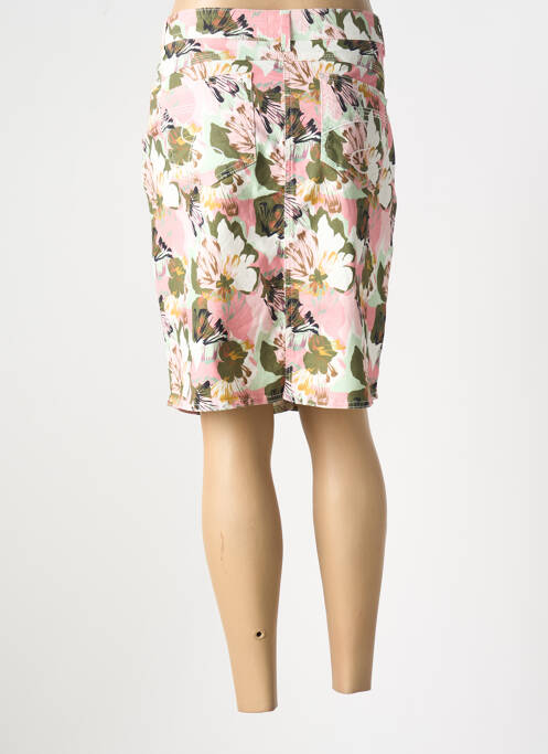 Jupe mi-longue blanc 7 SEASONS pour femme