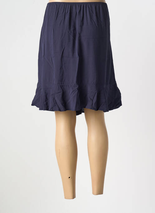 Jupe mi-longue bleu ÉTYMOLOGIE pour femme
