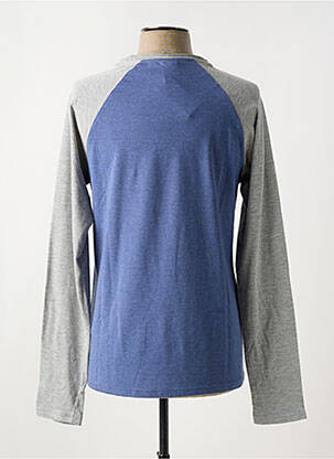 T-shirt coupe cintrée manches longues bleu PULL IN homme