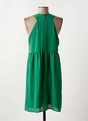 Robe mi-longue coupe fluide sans manche vert DEELUXE femme