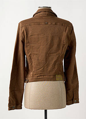 Veste casual poches marron PLACE DU JOUR femme
