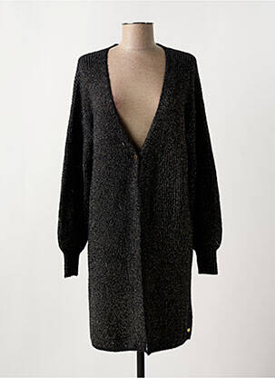 Gilet manches longues noir DEELUXE pour femme