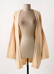 Gilet manches longues rose clair CHATTAWAK pour femme seconde vue