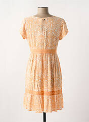 Robe courte orange DEELUXE pour femme seconde vue