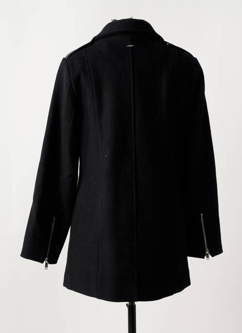 Manteau court poches sans capuche noir DEELUXE femme