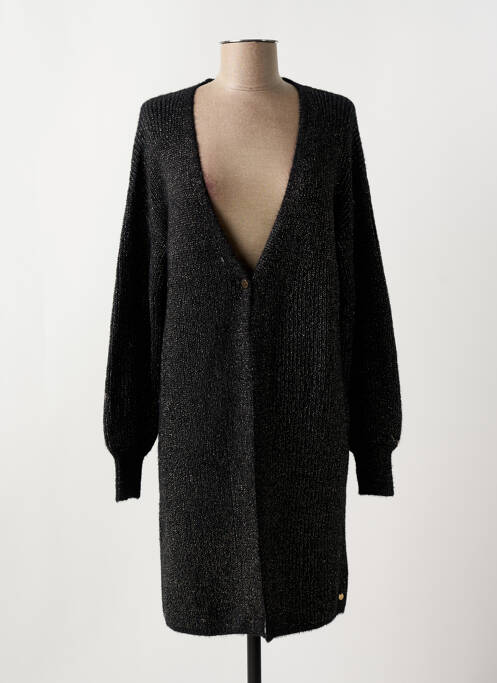 Gilet manches longues noir DEELUXE pour femme