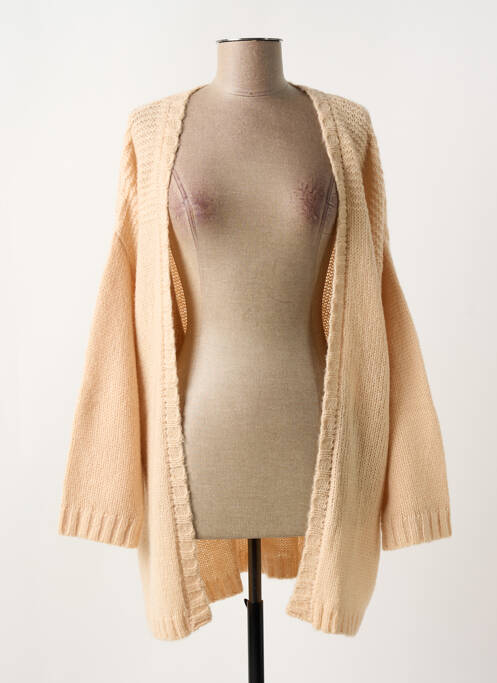 Gilet manches longues rose clair CHATTAWAK pour femme