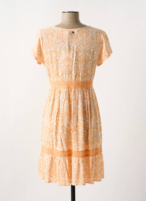 Robe courte orange DEELUXE pour femme