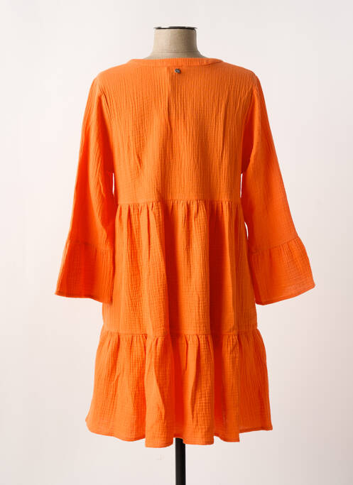 Robe courte orange DEELUXE pour femme