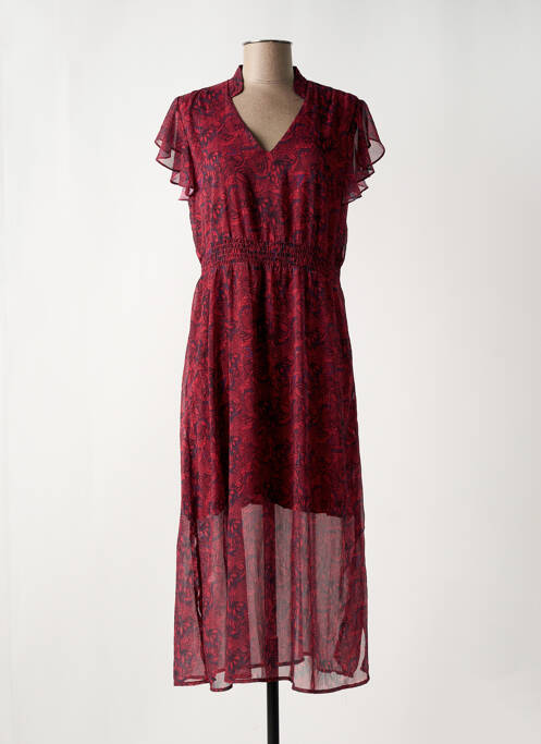 Robe longue rouge CHATTAWAK pour femme