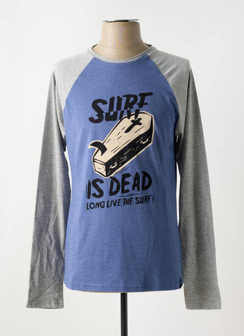 T-shirt bleu PULL IN pour homme