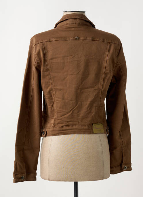 Veste casual marron PLACE DU JOUR pour femme