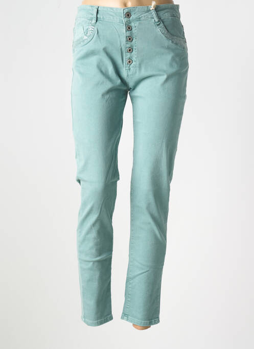 Jeans coupe slim bleu MELLY & CO pour femme