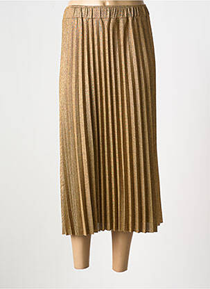 Jupe longue coupe droite marron MOLLY BRACKEN femme