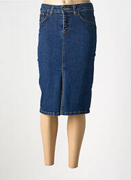Jupe mi-longue taille normale bleu SUNNY STUDIO femme
