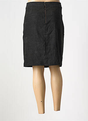 Jupe mi-longue stretch noir THALASSA femme