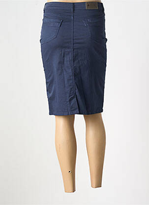 Jupe mi-longue stretch bleu IMPAQT femme