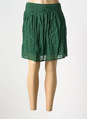 Jupe courte doublure vert ANGE femme