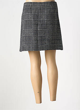 Jupe courte coupe droite noir LILI SIDONIO femme
