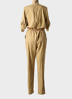Combi-pantalon coupe cintrée manches 3/4 vert MOLLY BRACKEN femme