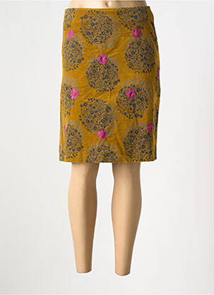 Jupe mi-longue jaune WHITE STUFF pour femme