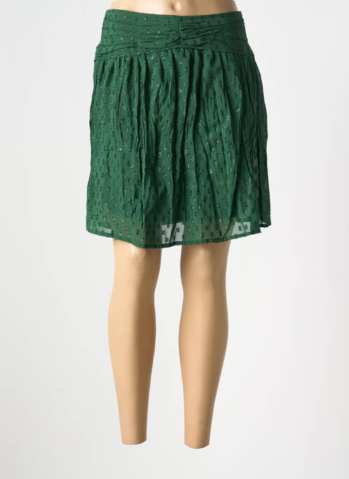 Jupe courte vert ANGE pour femme
