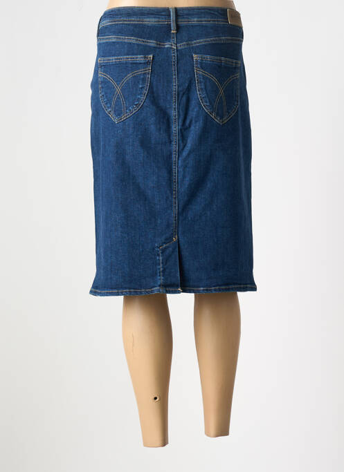 Jupe mi-longue bleu IMPAQT pour femme