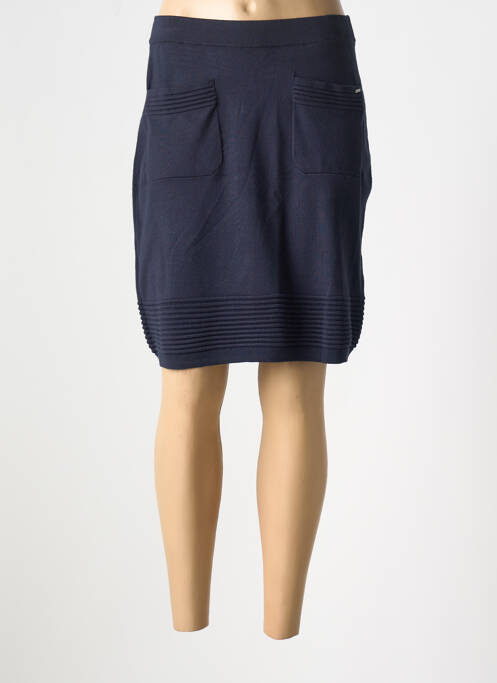 Jupe mi-longue bleu MD'M pour femme