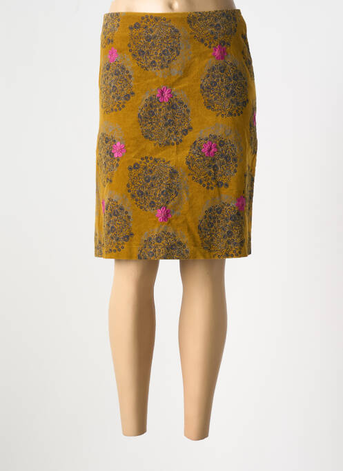 Jupe mi-longue jaune WHITE STUFF pour femme