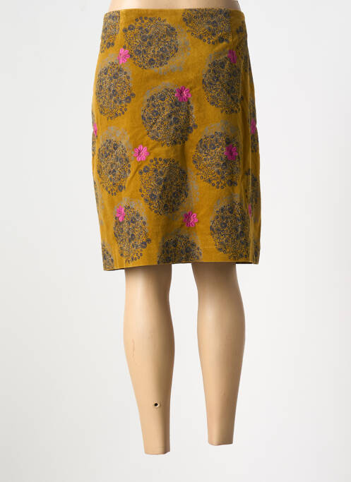 Jupe mi-longue jaune WHITE STUFF pour femme