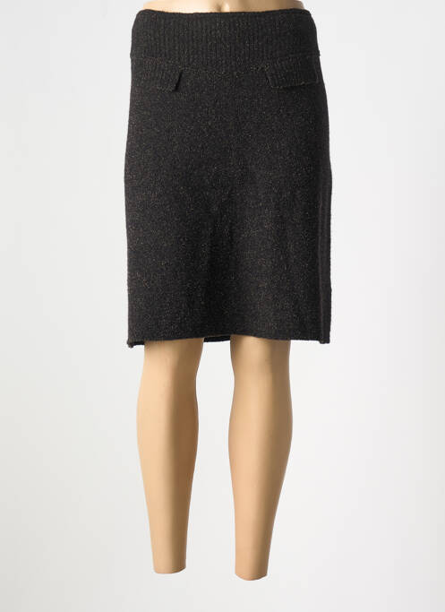 Jupe mi-longue noir IMPAQT pour femme