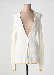 Gilet manches longues stretch blanc SURKANA femme