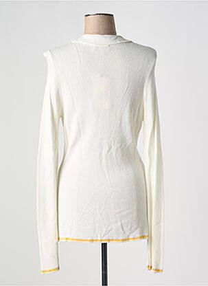 Gilet manches longues stretch blanc SURKANA femme