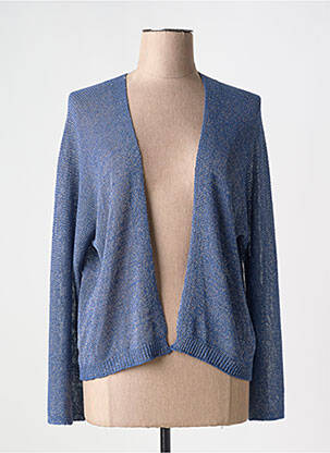 Gilet manches longues col v bleu MOLLY BRACKEN femme