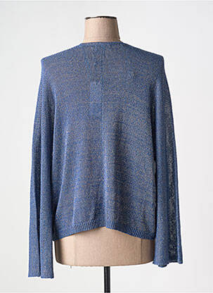 Gilet manches longues col v bleu MOLLY BRACKEN femme