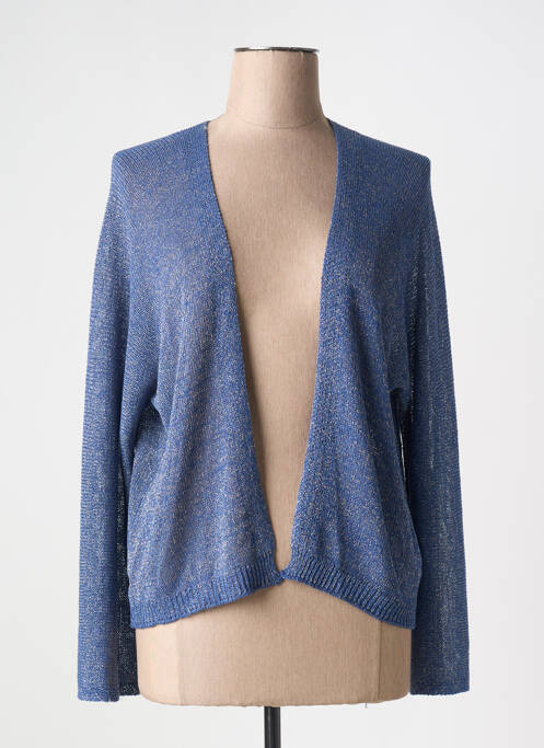 Gilet manches longues bleu MOLLY BRACKEN pour femme