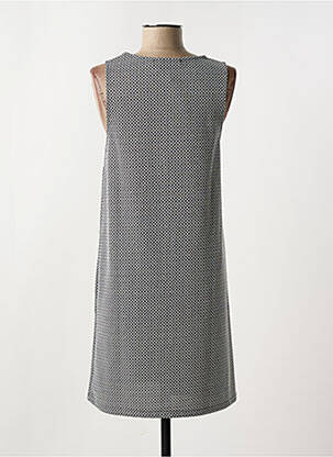 Robe mi-longue imprimé fantaisie sans manche noir SEE THE MOON femme