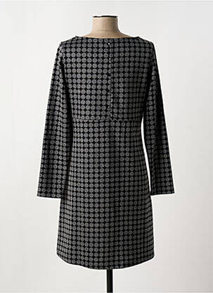 Robe courte coupe évasée manches longues noir SURKANA femme