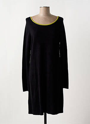 Robe pull col rond manches longues noir SURKANA femme