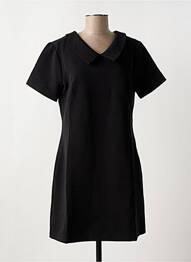 Robe mi-longue manches courtes manches courtes noir MOLLY BRACKEN femme